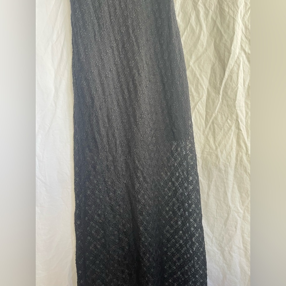 Wild Fable Bow Lace Midi Dress Black Size XS blogger - Picture 3 of 12